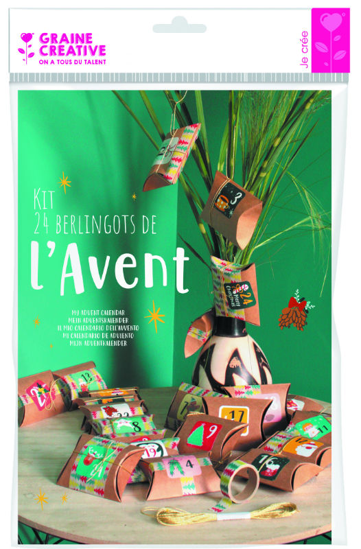 Image de  Kit calendrier de l'Avent berlingot 