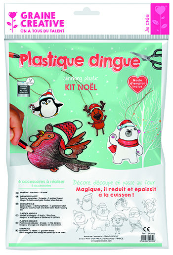 Image de  Kit plastique dingue 7 deco Noël 