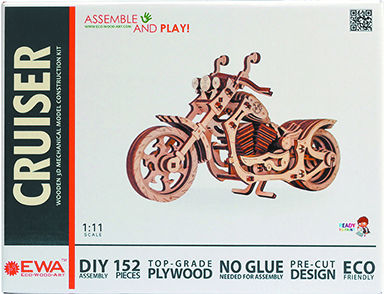 Image de  Maquette 3D moto cruiser 152p 