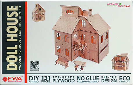Image de  Maquette 3D maison de poupée 131p 