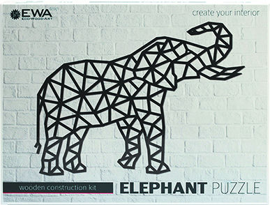 Image de  Puzzle d'intérieur l'éléphant 364p 