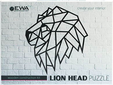 Image de  Puzzle d'intérieur tête de lion 134p 