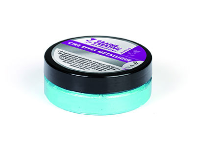 Image de  Cire effet métallique 62,5g bleu turquoise 
