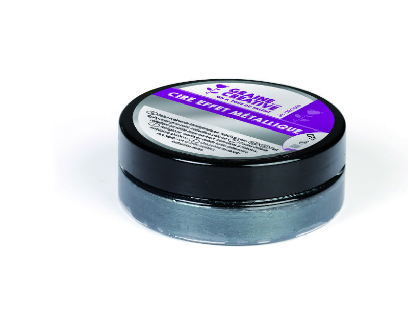 Image de  Cire effet métallique 62,5g anthracite 