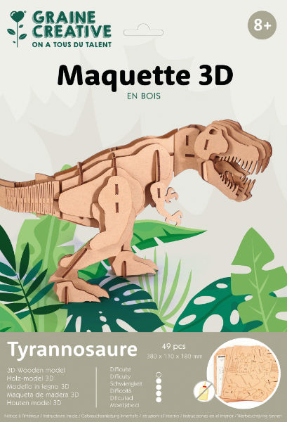 Image de  Maquette 3D t rex 