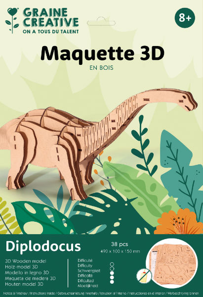 Image de  Maquette 3D diplodocus 