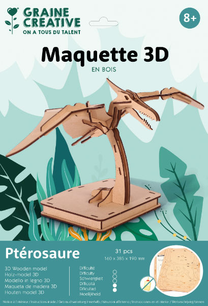 Image de  Maquette 3D pterosaure 