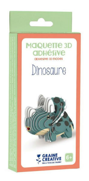 Image de  Maquette adhésive 3D dinosaure 