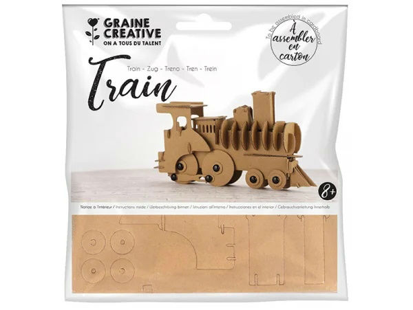 Image de  Maquette 3D carton train 