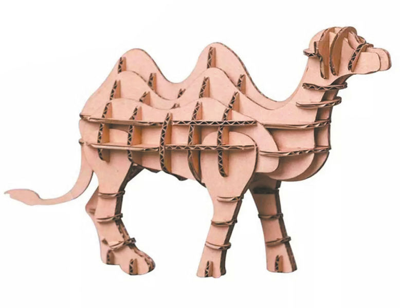 Image de  Maquette carton chameau 