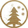 Image de  Tampon bois Woodies sapin 