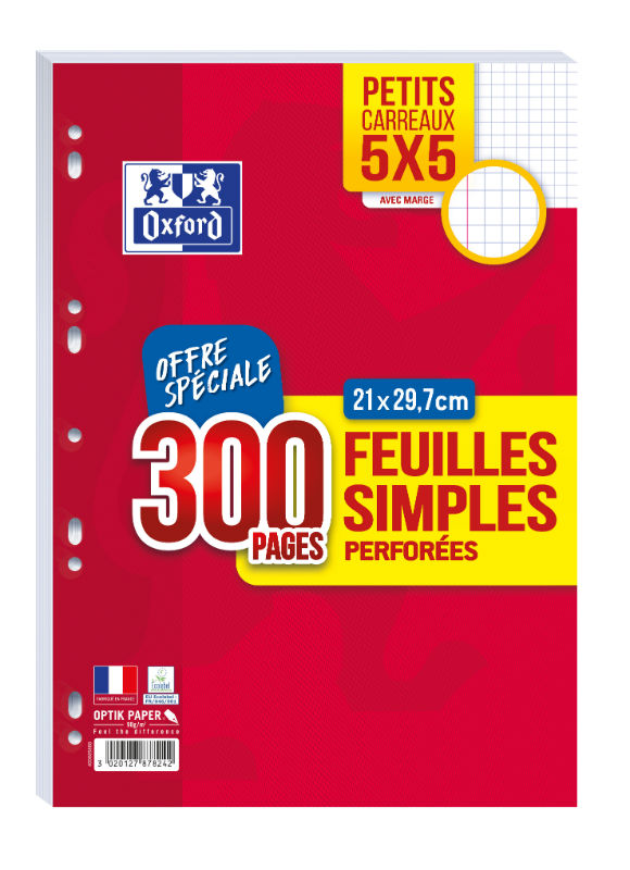 Image de  Étui feuilles mobiles 200P+100P Gratis 5x5 