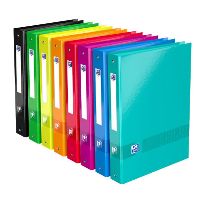 Image de  Classeur 4 anneaux Oxford Color Life Easylock diamètre 40 mm, en carte pelliculée, format A4+ 