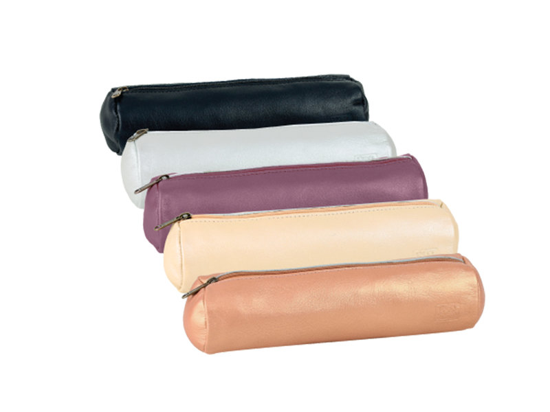 Image de  Fourre tout rond cuir irisé - Coloris aléatoires 