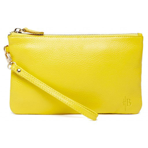 Image de  Pochette batterie intégrée Wristlet Jaune 
