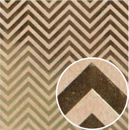 Image de  Papier 30x30 kraft dore chevron 