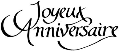 Image de  Tampon Bois ANNIVERSAIRE 