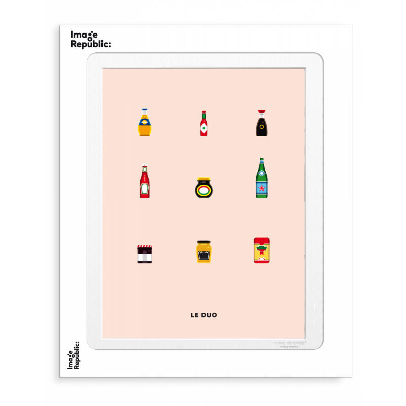 Image de  Affiche 30x40 cm le duo planche emballages 