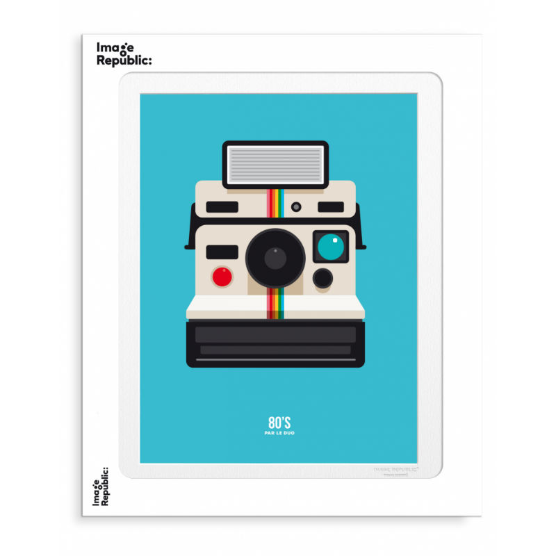 Image de  Affiche 30x40 cm le duo 80's pola 