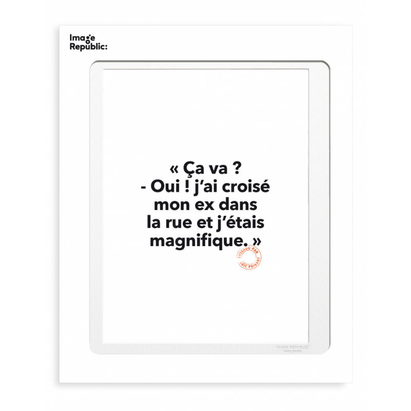 Image de  Affiche 30x40 cm loic prigent ca va ? oui ! 