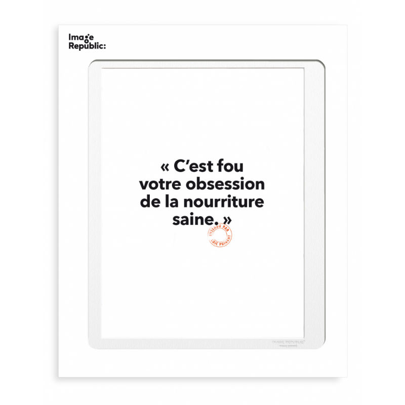 Image de  Affiche 30x40 cm loic prigent c’est fou votre 
