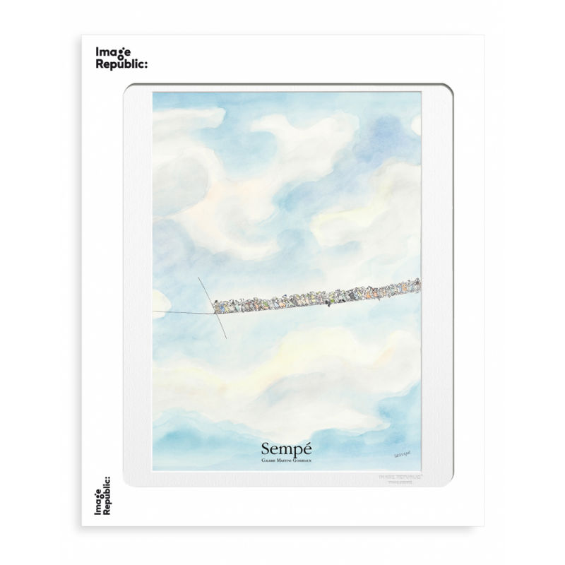 Image de  Affiche 30x40 cm sempe funambule 