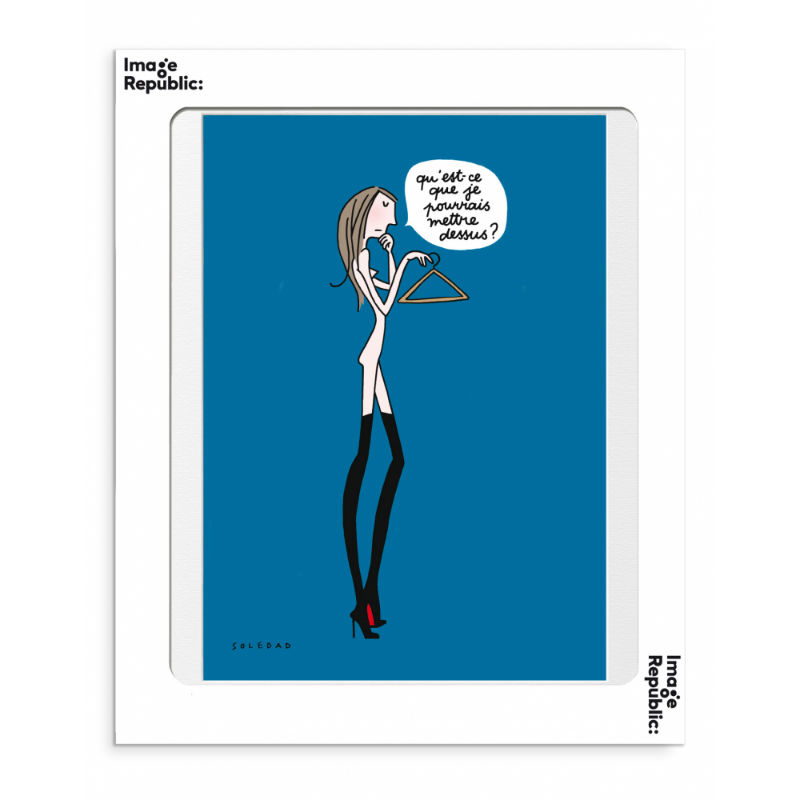Image de  Affiche 30x40 cm soledad cintre 