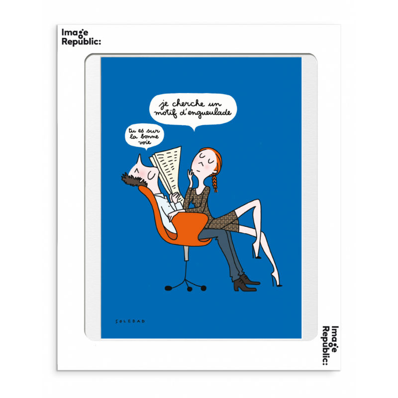 Image de  Affiche 30x40 cm soledad couple 