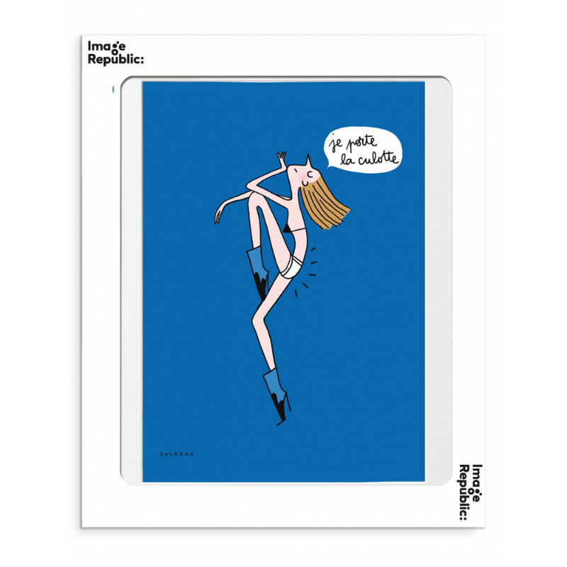 Image de  Affiche 30x40 cm soledad culotte 