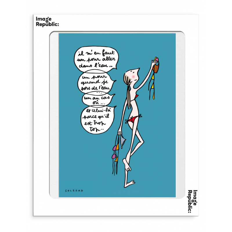 Image de  Affiche 30x40 cm soledad maillot 
