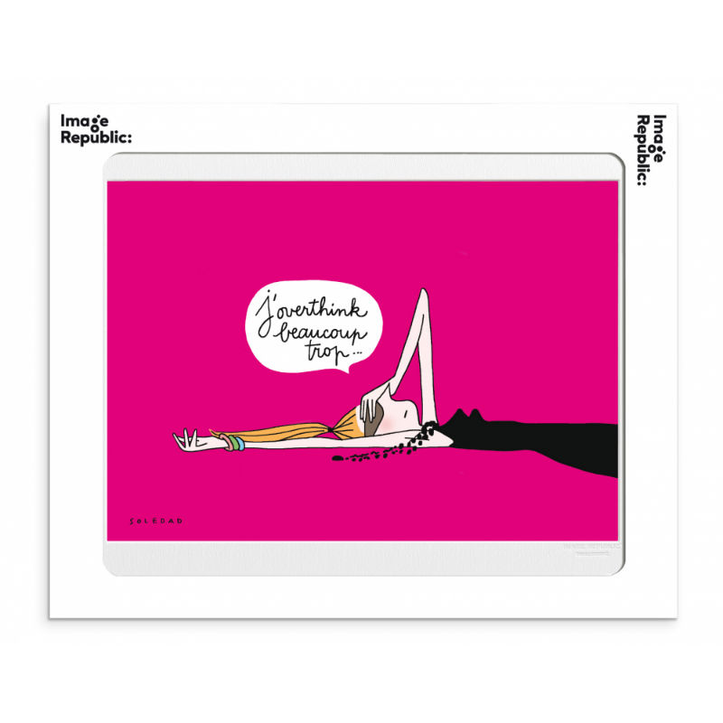 Image de  Affiche 30x40 cm soledad overthink 