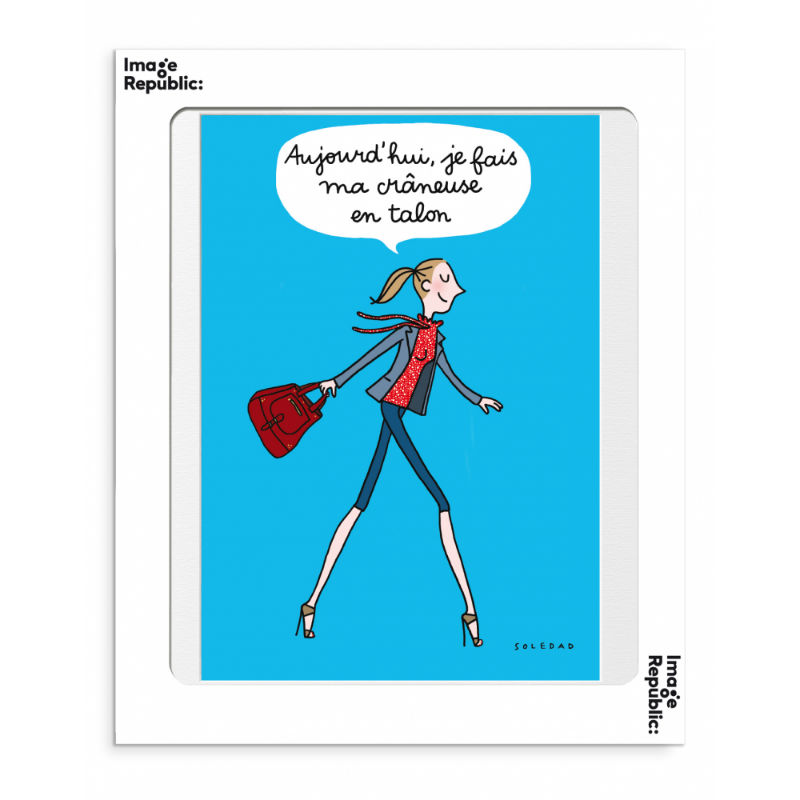 Image de  Affiche 30x40 cm soledad talons 