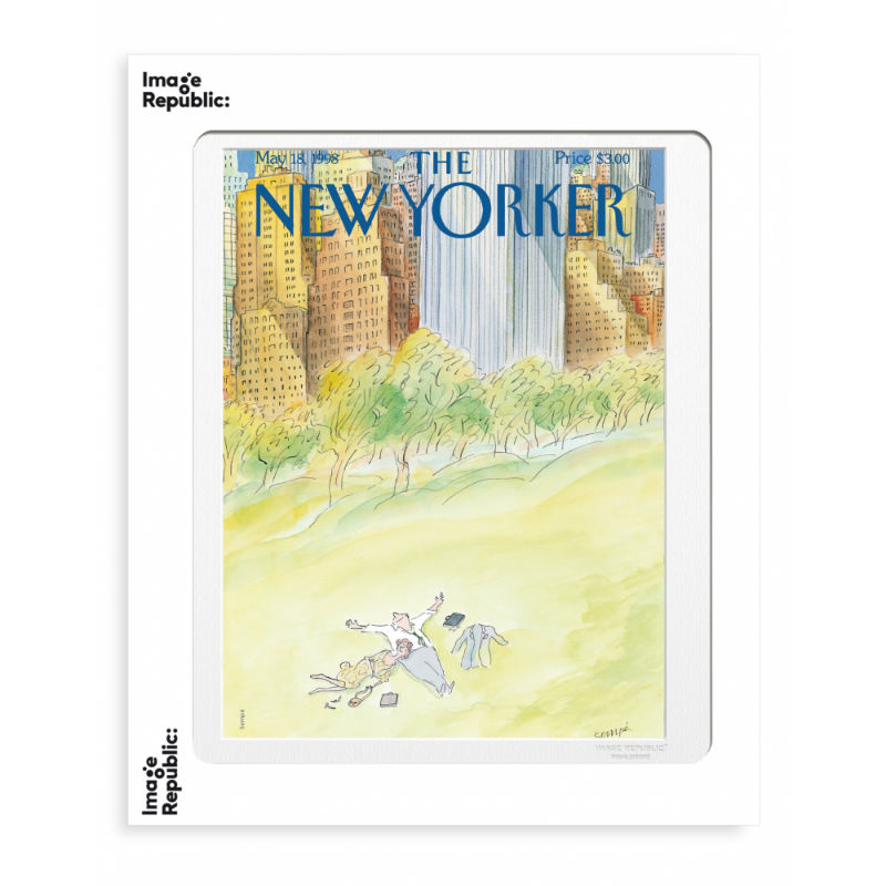 Image de  Affiche 30x40 cm sempe the new yorker central park 