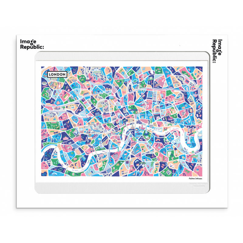 Image de  Affiche 56x76 cm antoine corbineau londres 