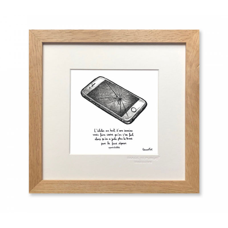 Image de  Affiche 22x22 cm edouard pont portable 