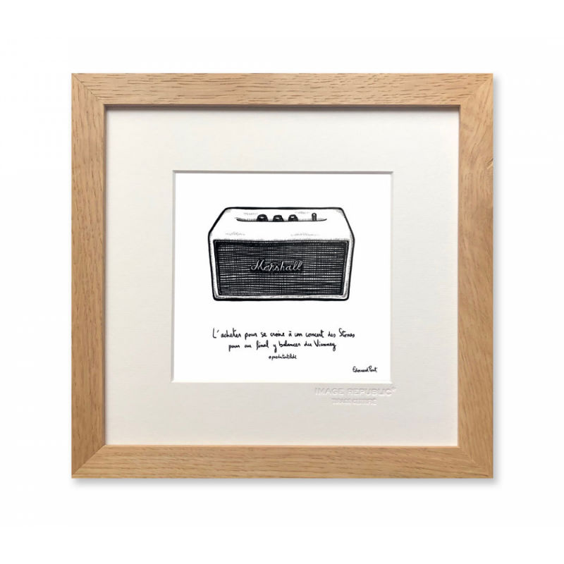 Image de  Affiche 22x22 cm edouard pont enceinte 