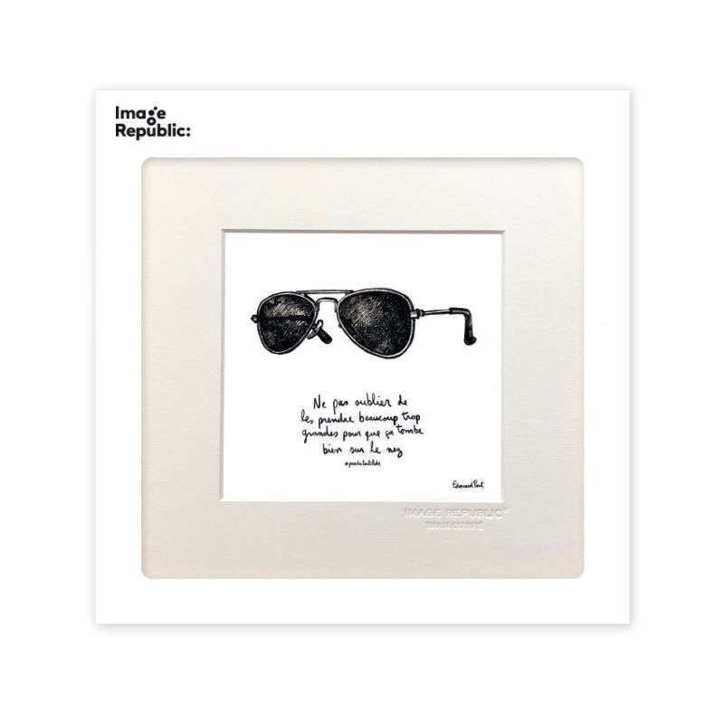 Image de  Affiche 22x22 cm edouard pont solaires 