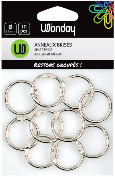 Image de  Sachet 10 anneaux brises Ø 25 mm 