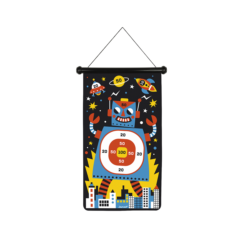 Image de  Jeu de fléchettes magnétiques robots 