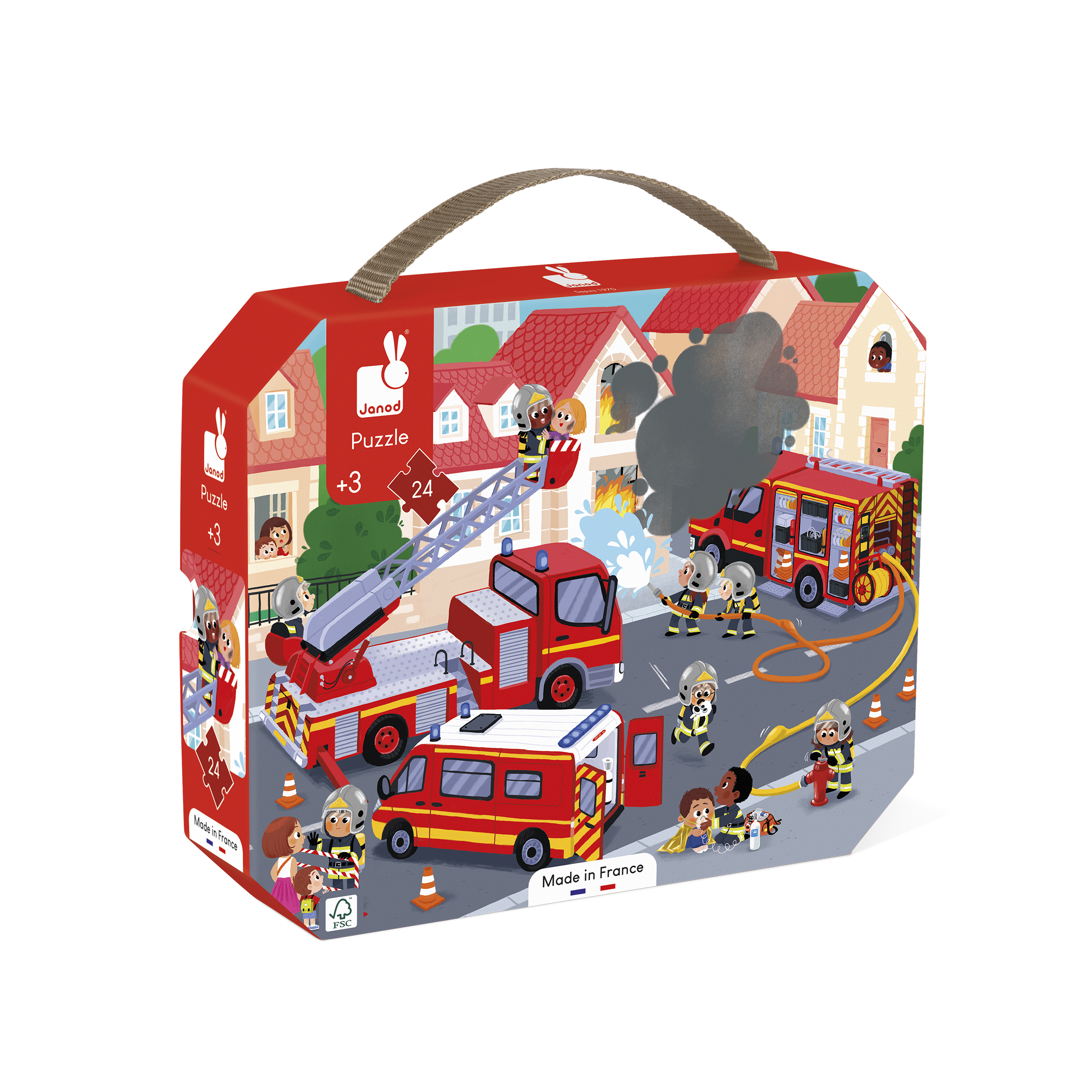 Image de  Puzzle pompiers 24 pièces 