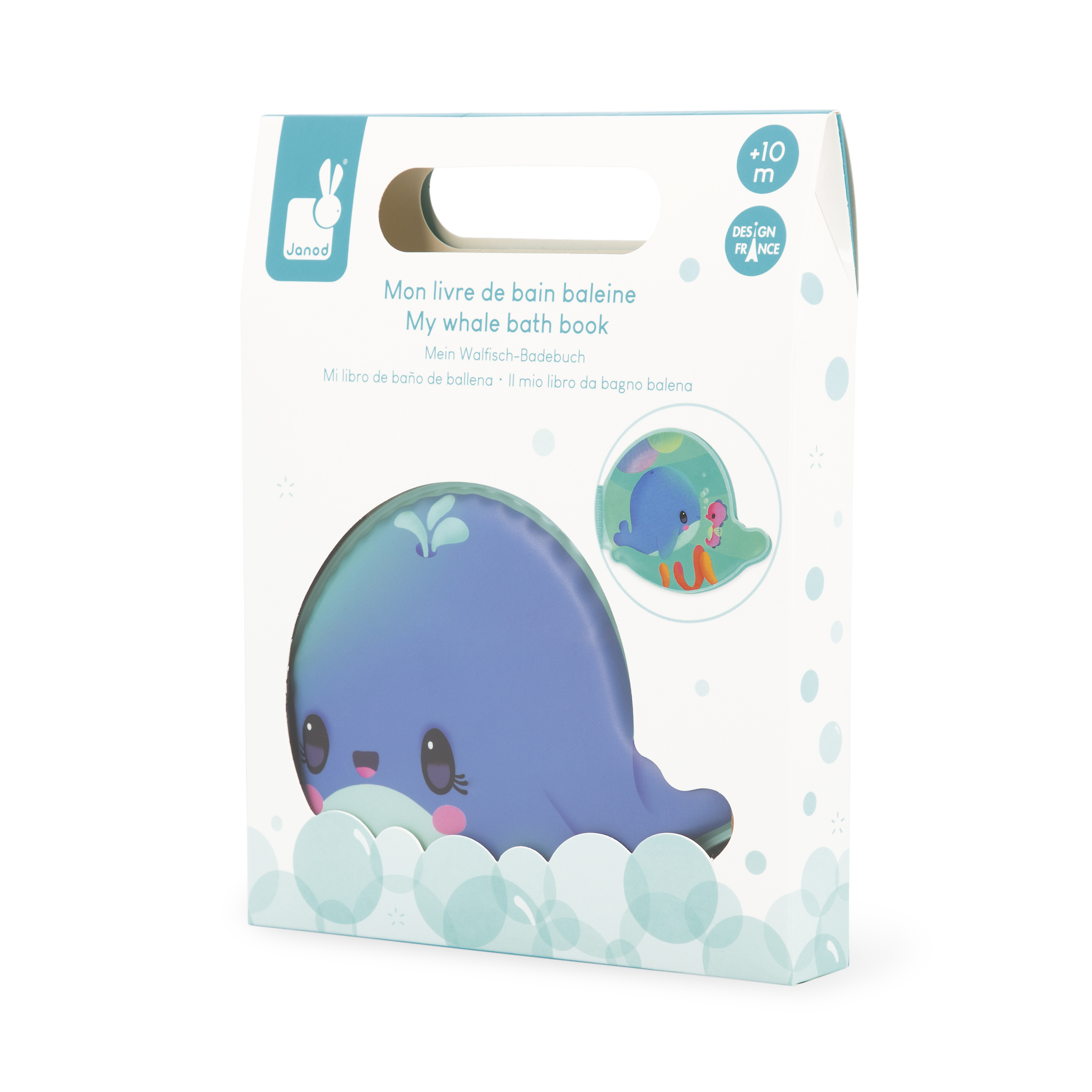 Image de  Mon livre de bain baleine 