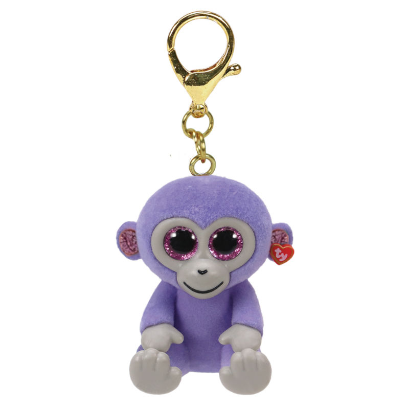 Image de  Porte clé peluche Ty Mini Boos singe Grapes 