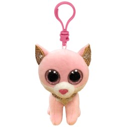 Image de  Porte clé peluche TY Beanie Boo's chat Fiona 
