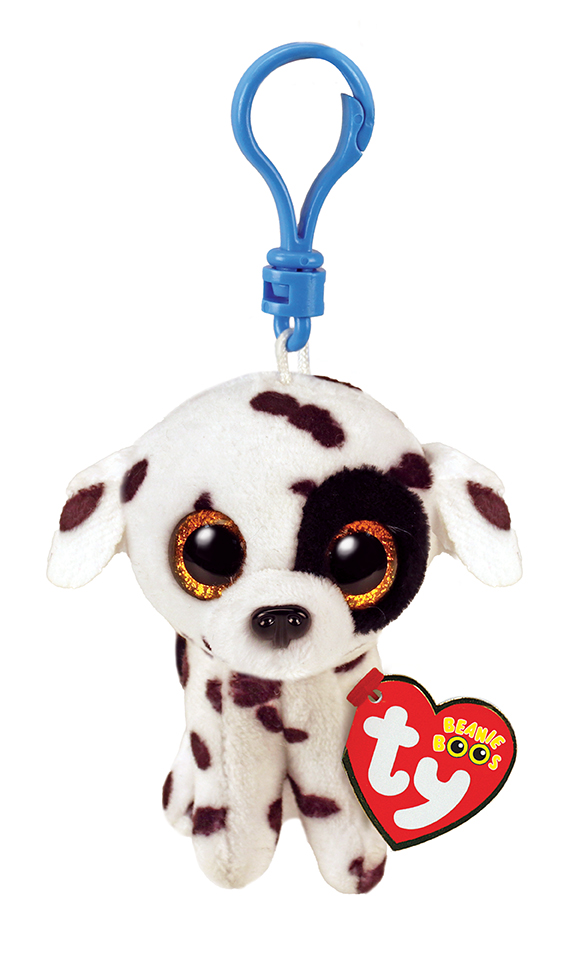 Image de  Porte clé peluche TY Beanie Boo's chien Luther 