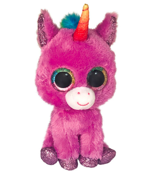 Image de  Petite peluche Ty Beanie Boo's licorne Rosette 