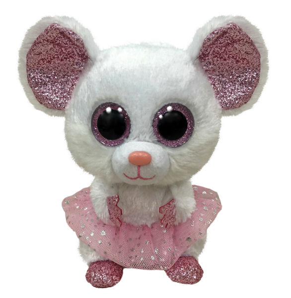 Image de  Petite peluche Ty Beanie Boo's souris Nina 