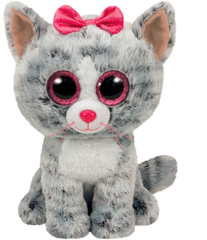 Image de  Moyenne peluche Ty Beanie Boo's chat Kiki 