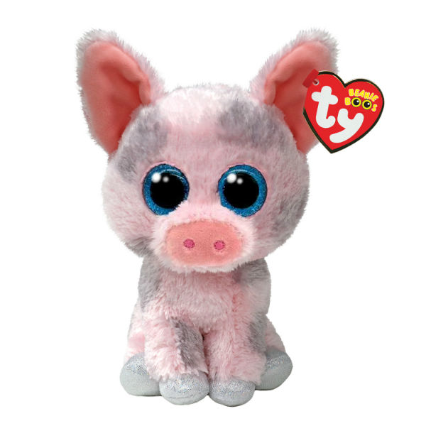 Image de  Petite peluche Ty Beanie Boo's cochon Hambone 