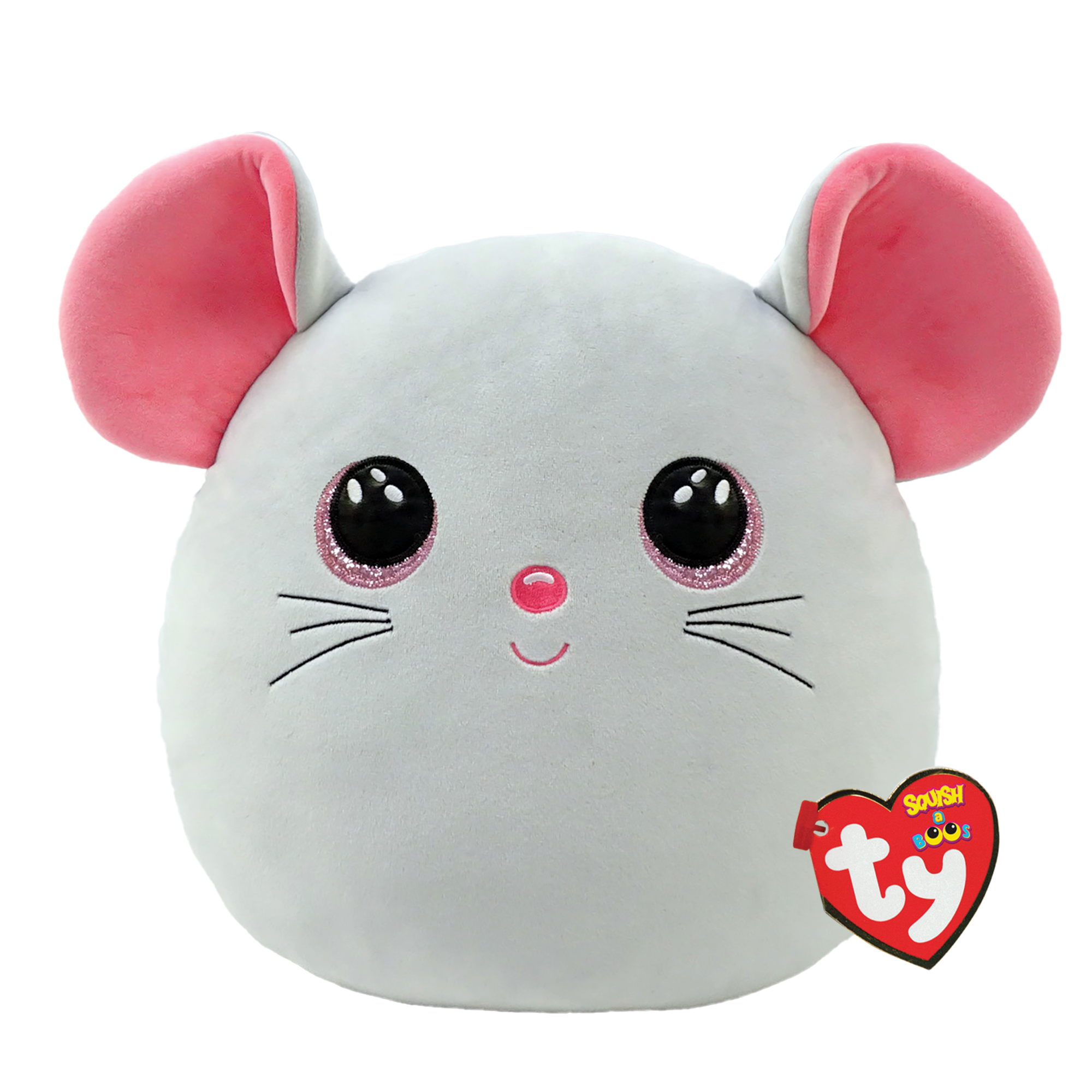 Image de  Petite peluche TY Squish A Boos souris Catnip 