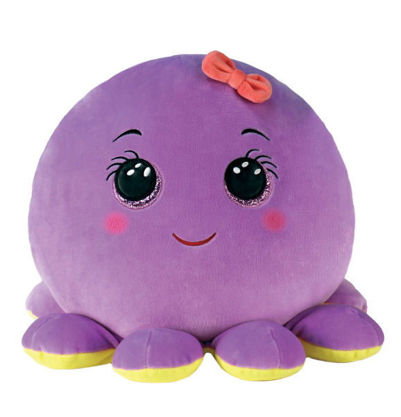 Image de  Petite peluche Ty Squish A Boos pieuvre Octavia 